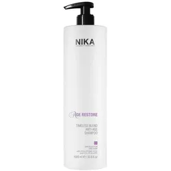 Nika, Shampoo, Age Restore - Timeless Blend Anti Age Shampoo (Flüssiges Shampoo, 1000 ml)