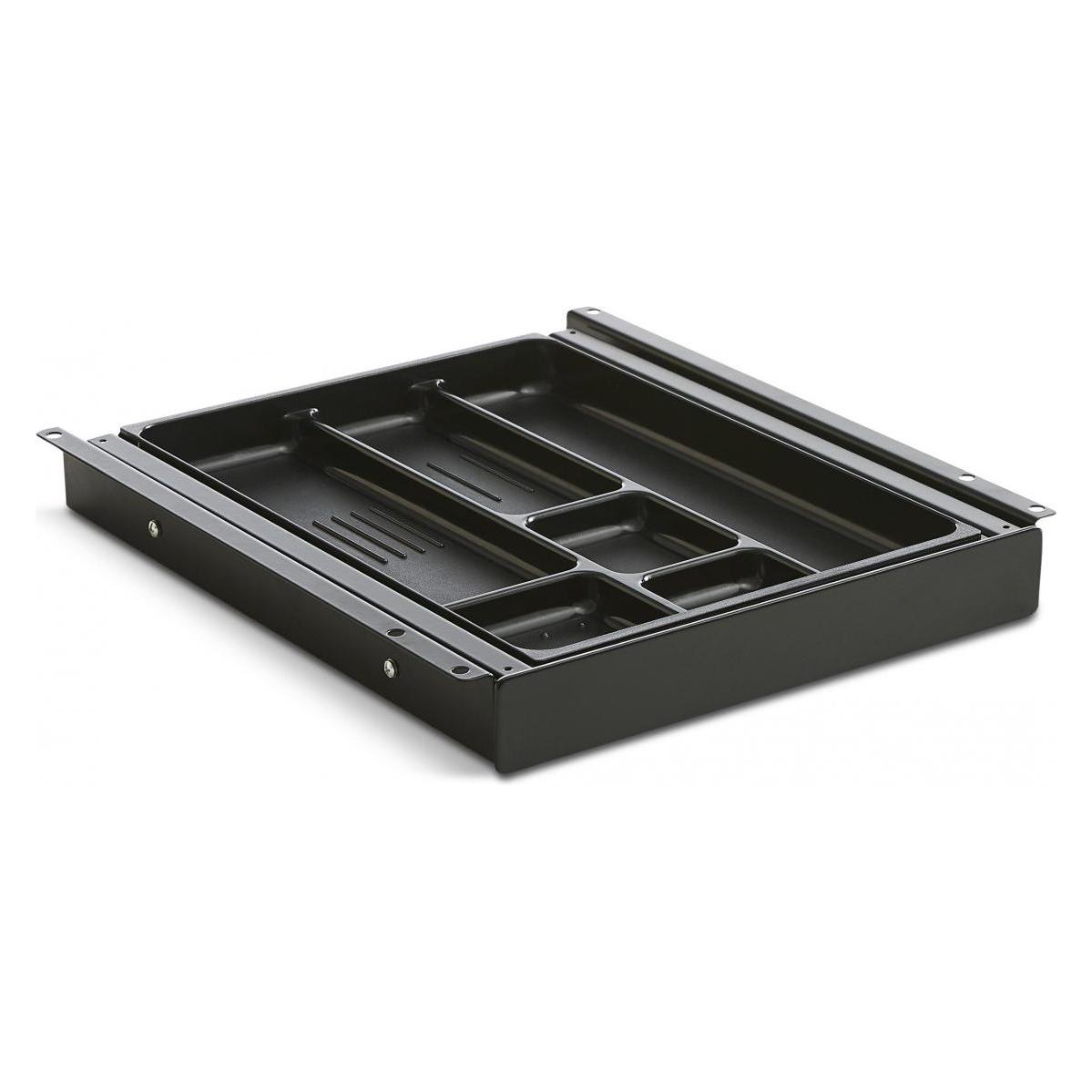 TecLines TUS014B ausziehbare Unterbau Schublade S, schwarz (TUS014B)