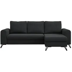 Ecksofa mit Schlaffunktion Axel ¦ grau ¦ Maße (cm): B: 242 H: 90