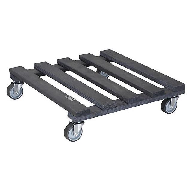 Wagner System Pflanzenroller Wagner 38 x 38 x 9,5 cm Holz anthrazit (20041201)