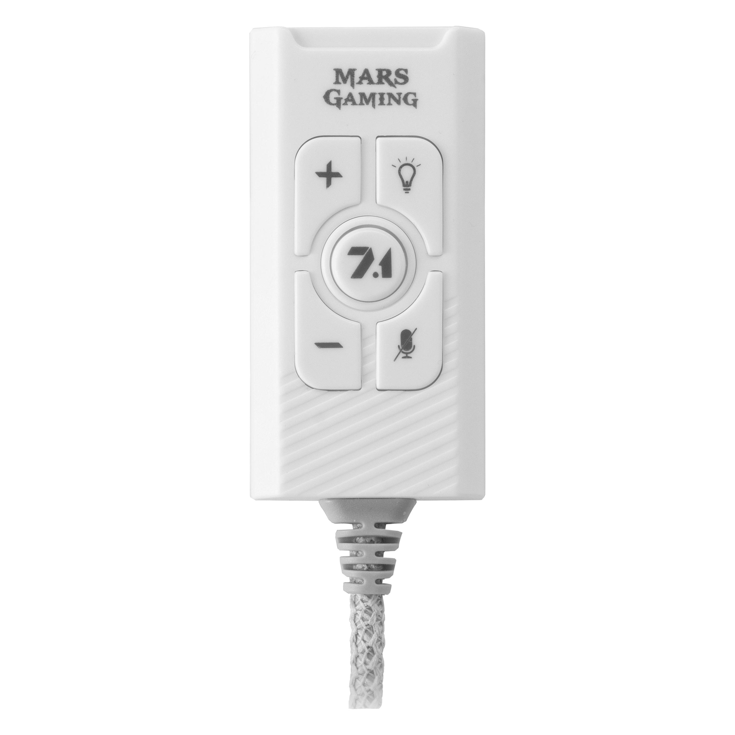 Mars Gaming MSC2W, Audio Card 7.1 USB White (USB) (4710562758047)