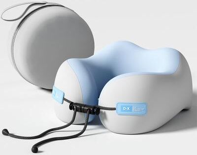 Healfit Counter Soft Travel Pillow Massage Neck Pillow, U Shaped Memory Foam Neck Pillows, Sleeping Airplane Pillow Cervical Healthcare blue