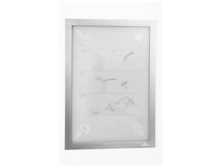 Durable Duraframe Wallpaper Infokader, A4, Magnetisch, zilver, 484323
