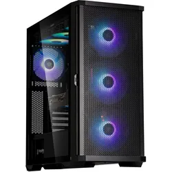 Zalman Z10 Plus-Hülle (ATX, Mini-ATX, Mini-ITX), PC Gehäuse, Schwarz