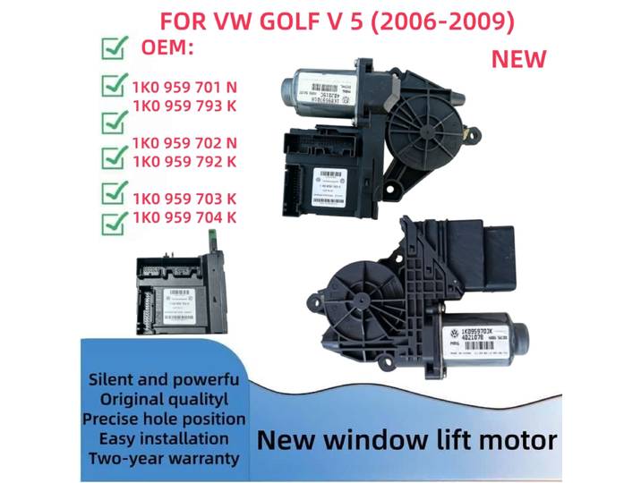 Module de lève-vitre pour VW GOLF 5 V 1K0959701N 1K0959793K 1K0959702N 1K0959792K 1K0959703K 1K0959704K Avant et arrière 2006-2009