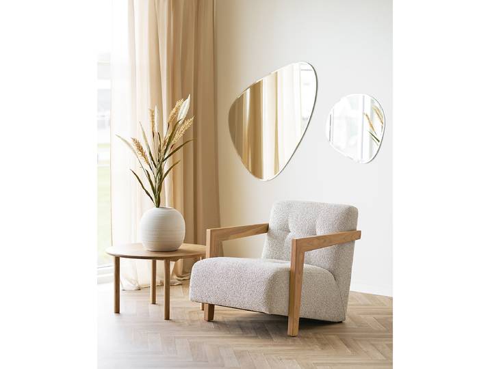 Miroir Nisbitt type A 50 x 50 x 0cm Transparent Verre miroir 50 x 50 x 0cm