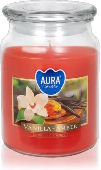 BISPOL Vanilla & Amber vela perfumada 500 ml. Vanilla & Amber