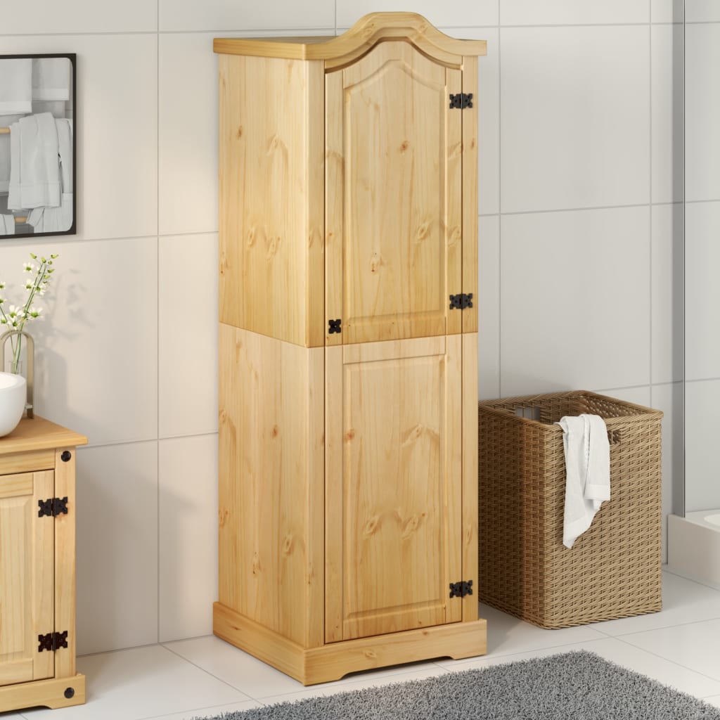 vidaXL Garde-robe Corona 55x52x170 cm bois de pin massif