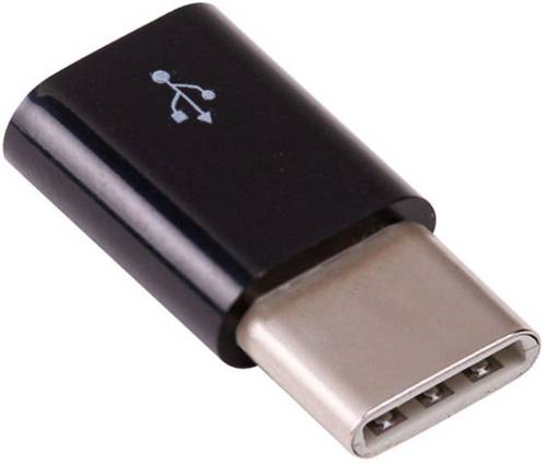 Raspberry Pi 789RP-19040801 USB-Adapter [1x USB-C Stecker - 1x Micro-USB-Buchse] Schwarz