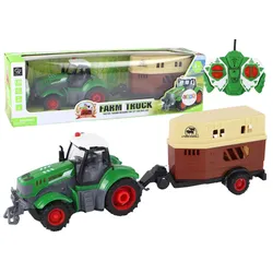 RC Traktor Ferngesteuerter Traktor Landmaschine Anhänger Fernbedienung 1:24