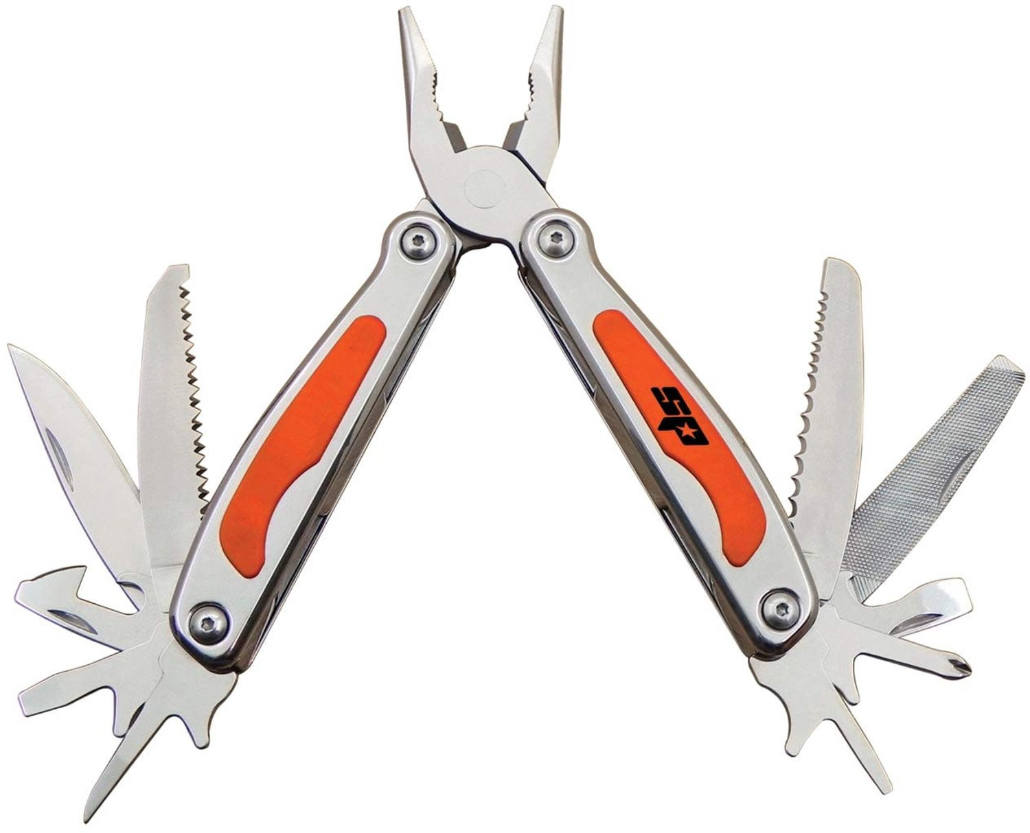 Multitool 13-in-1 van RVS met LED-zaklamp