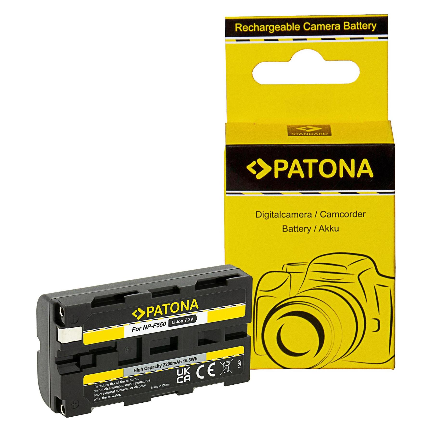 Patona Akku f. Sony NP-F550 (Kamera Akku) (1052)