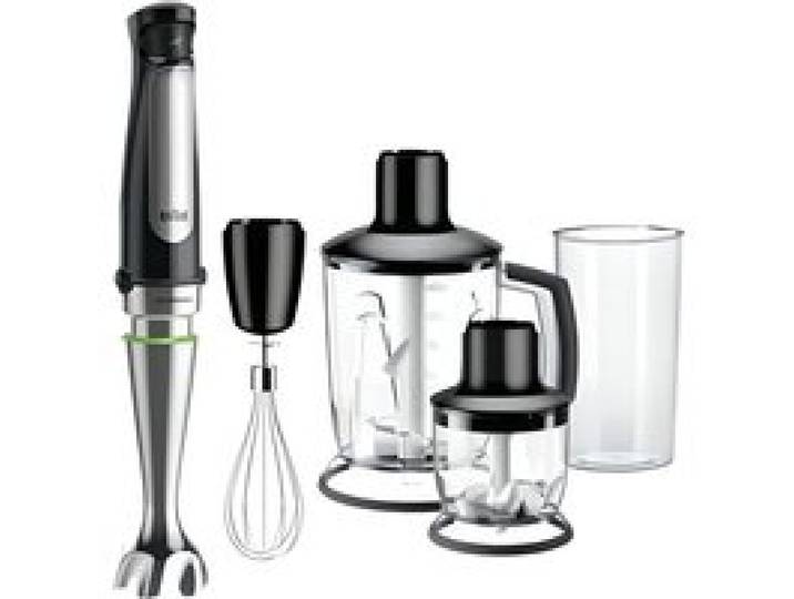 Mixeur plongeant - Braun - MQ 7045X - 1000W - Noir - Réglable - Compatible lave-vaisselle