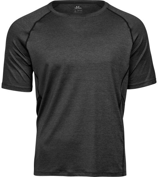 Jays Cooldry Tee, Sort Melange, Str. S