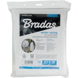 Wintervlies Frühbeetvlies 30g 2,1x10m weiß Gartenvlies Pflanzvlies Kälteschutz für Pflanzen Gemüse Blumen AWW3021010