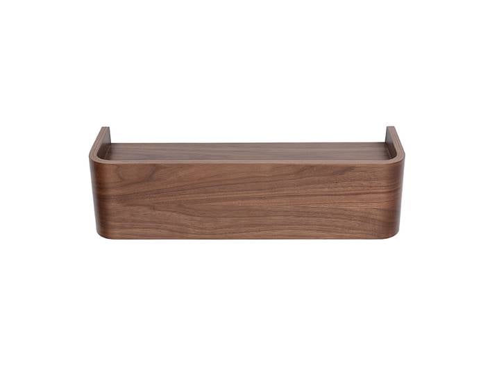 Etagère murale bois foncé noyer L48 cm HOPE