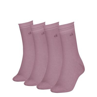 Socken CALVIN KLEIN, Damen, vintage plum, Obermaterial: 72% Baumwolle, 22% Polyamid, 4% metallisierte Fasern, 2% Elasthan, Socken Socken