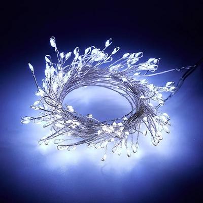 Uplift Essentials USB Power LED Firecracker String Lights Remote Controlled Fairy Garland white Light 9m300leds