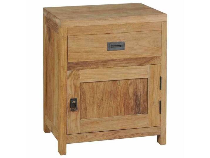 Table de chevet teck massif 40x30x50 cm 244484
