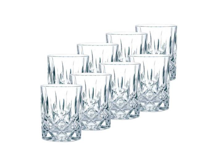Nachtmann Whiskygläser Noblesse transparent 295 ml 8er Set, Transparent, Glas, Gläser, Whiskygläser