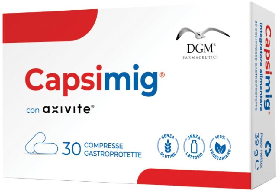 DGM FARMACEUTICI Srl CAPSIMIG 30CPR GASTROPROTETTE