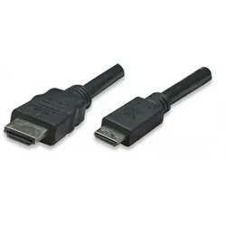 Techly ICOC-HDMI-B-015 HDMI-Kabel 1,8 m HDMI Typ A (Standard) HDMI Type C (Mini) Schwarz
