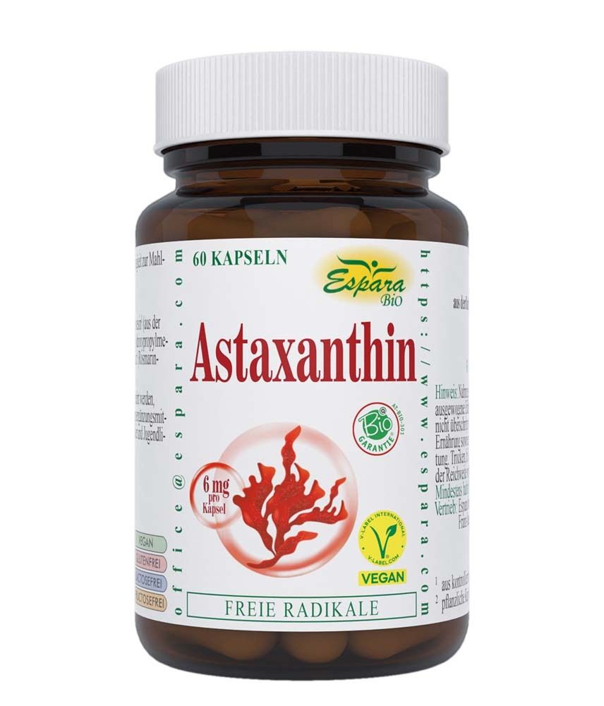 Astaxanthin BIO Kapseln 60 St