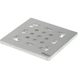 Viega Rost Visign RS2 4928.2 94 x 94 mm, Edelstahl massiv