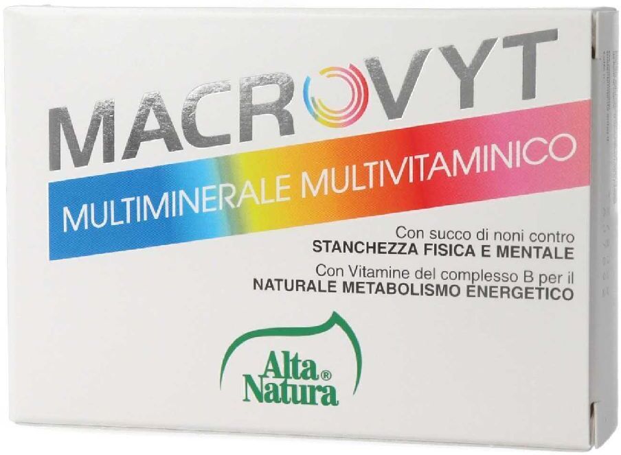 ALTA NATURA-INALME Srl Macrovyt Multivit Integratore Multivitaminico 30 Compresse