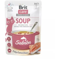 Brit Katze 15 x 75g Soup - with Salmon