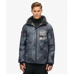 Superdry für Herren. MS110179A Freestyle Core Jacke blau (XL), Lässig, Sportlich, Schnee, Recyceltes Polyester, Nachhaltig