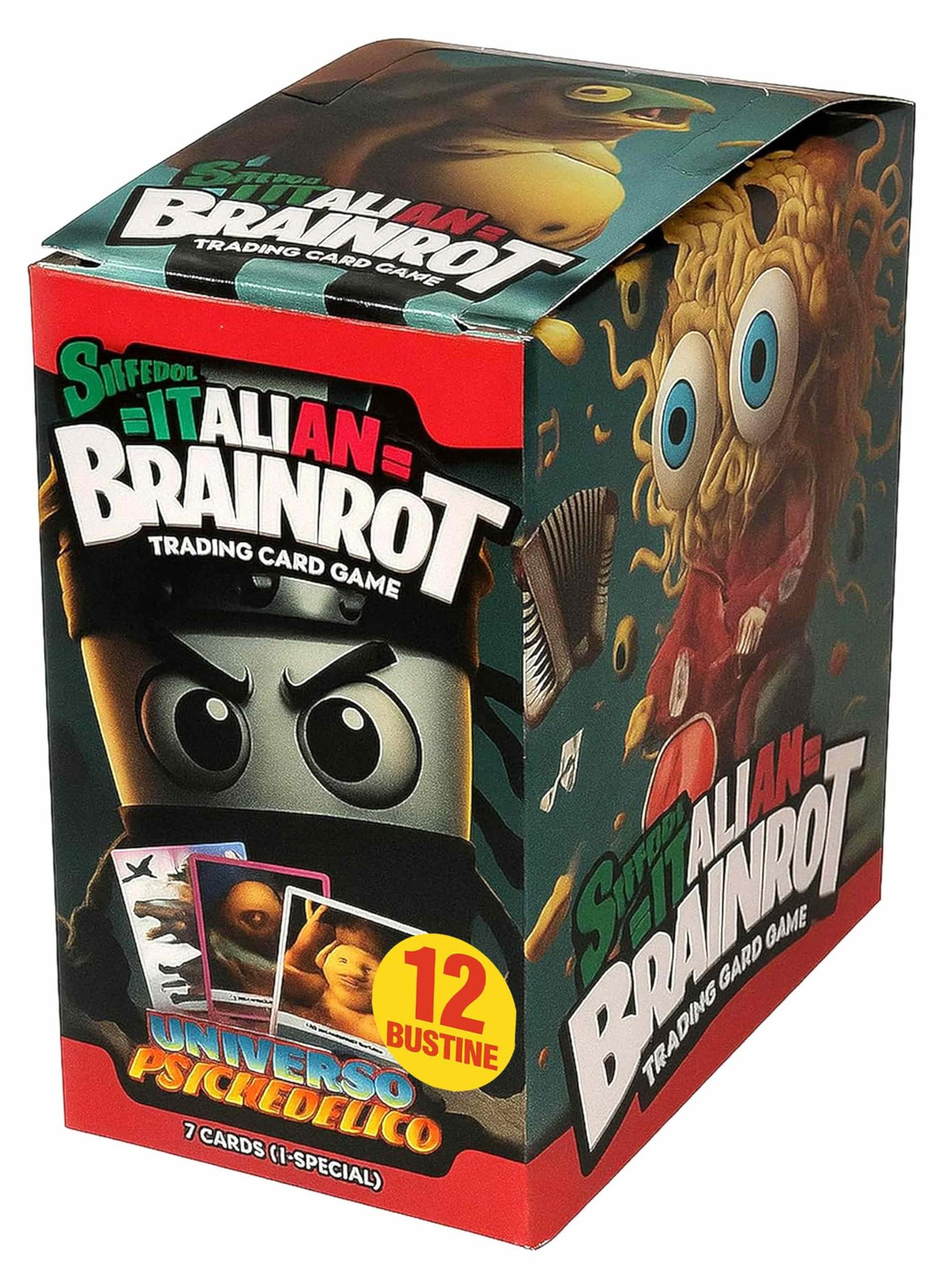 Skifidol Italian Brainrot Trading Card Game collectie 2 - 12 verzegelde zakken