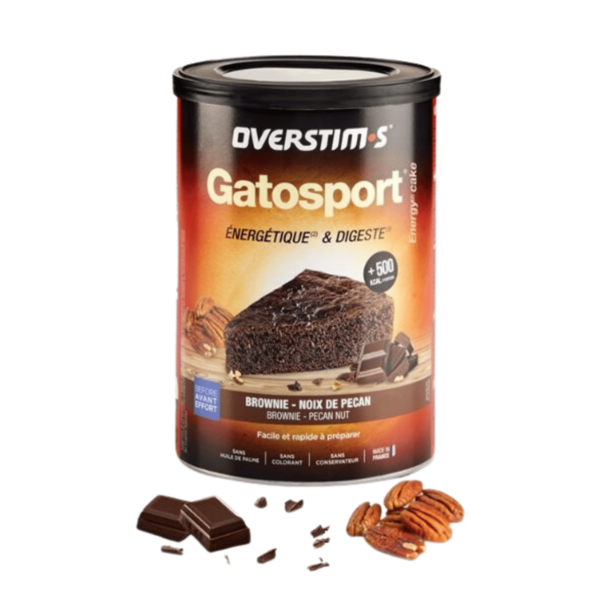 Mistura para Bolo Energético Overstims Brownie 400g Unisex