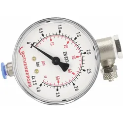 ROTHENBERGER Ersatzmanometer R1/4 Zoll, GW 150/4 - 61012