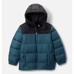 COLUMBIA Kinder Bergsport / Wandern Jacken / Anoraks Jacken/Anoraks lg.Arm Ki Puffect Hooded Jacket, Größe S in Schwarz Schwarz
