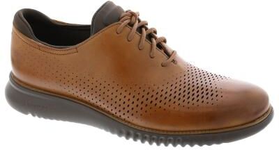Cole Haan Zerogrand Laser Wingtip - Mens 9 Tan Oxford Shoes Medium