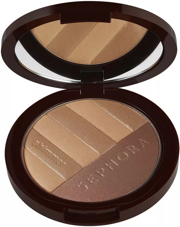 SEPHORA - Schimmerndes Bronzing-Puder, Bronzer Shimmer, 8 g,  Cocoa gleam