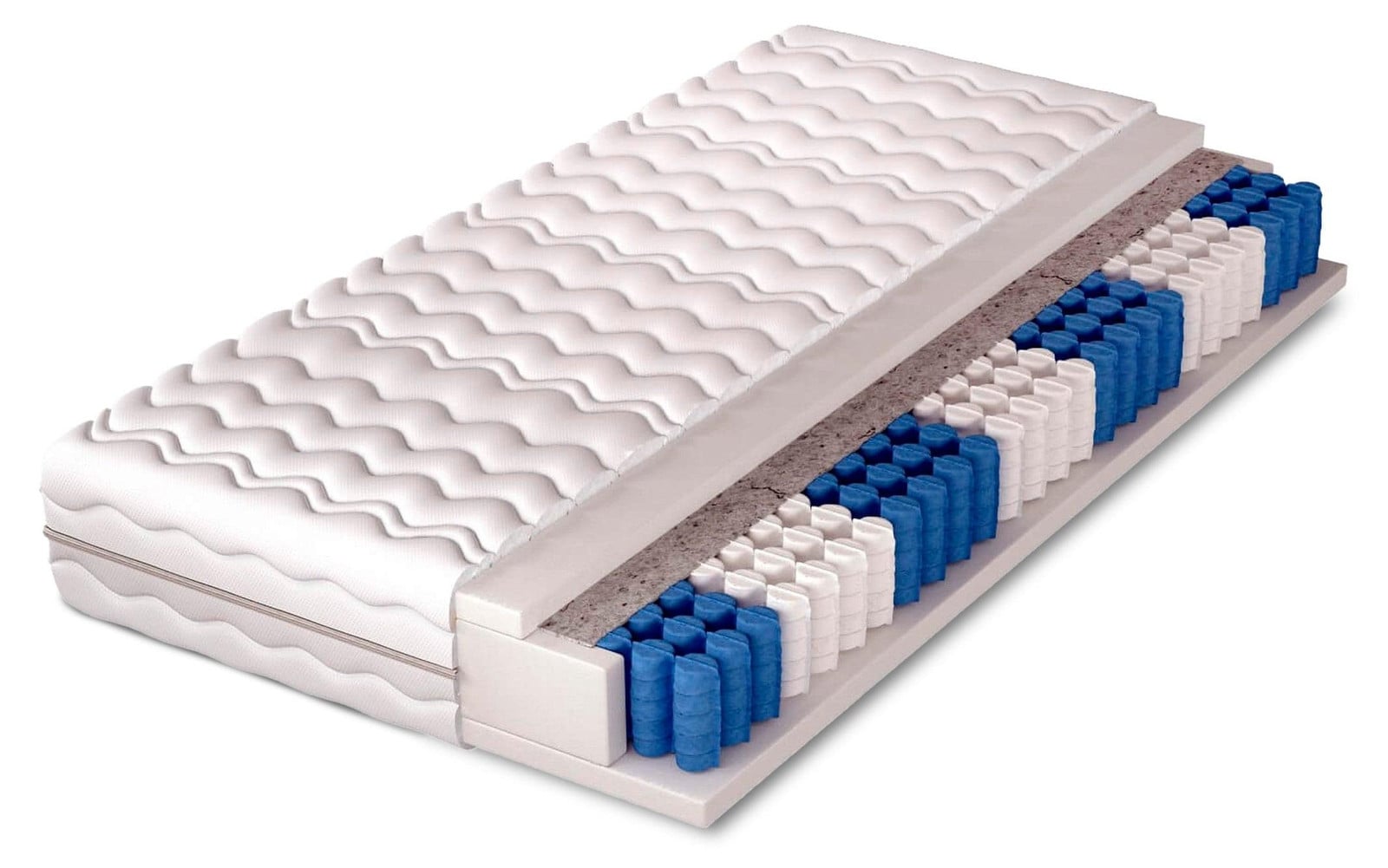 Pillovely Pocketveringmatras Peas voor volwassenen 120 x 200 cm