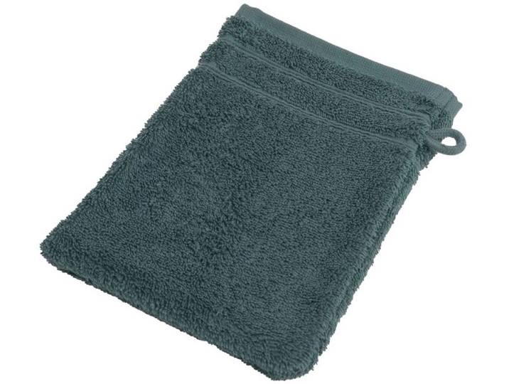Waschhandschuh WEWO FASHION 9518W , blau (petrol), B:16cm L:21cm, Frottee, Waschlappen, Waschhandschuh, saugstark