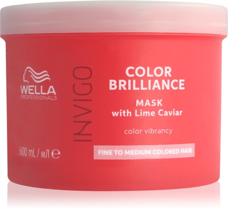Wella Professionals Invigo Color Brilliance masque hydratant pour cheveux fins 500 ml