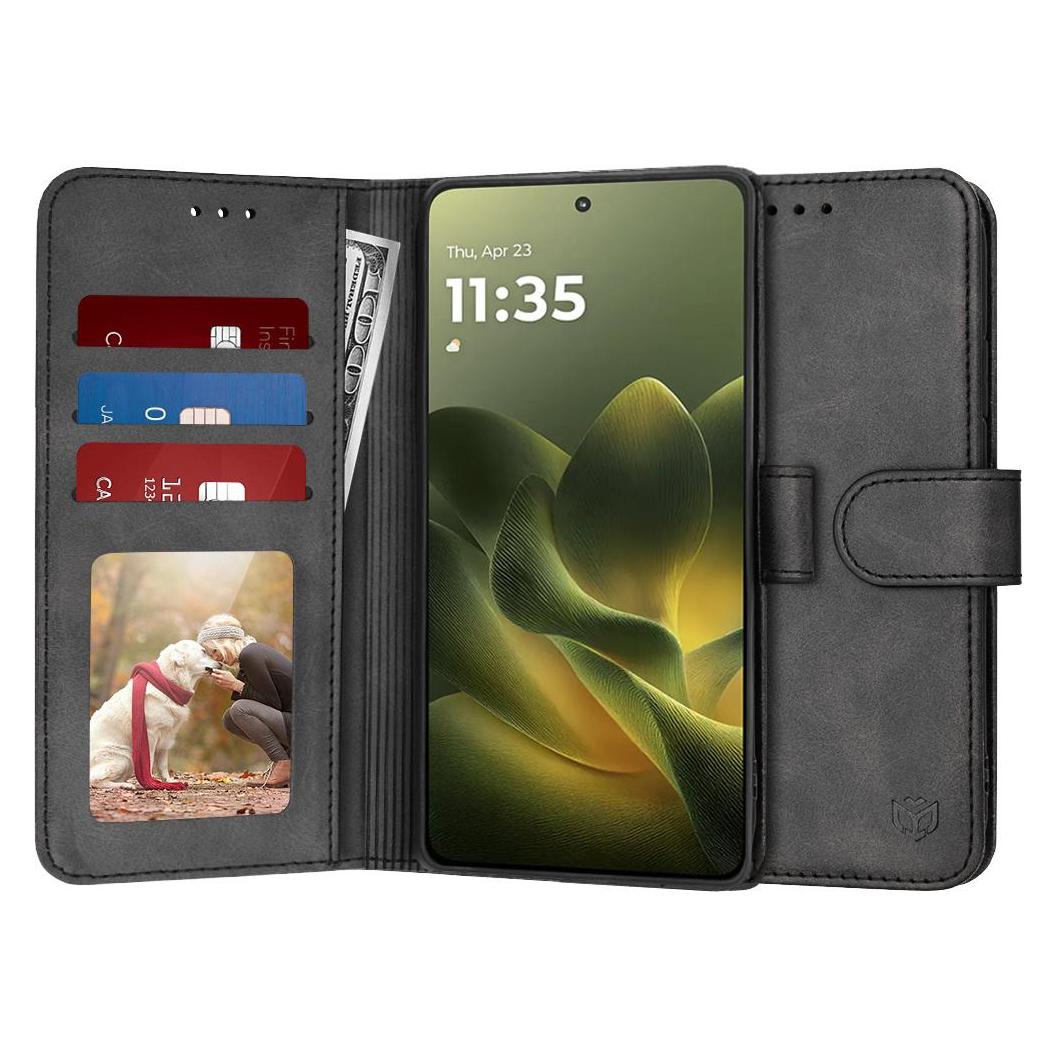 Techsuit - Diary Book - Motorola Edge 70 - Black (Motorola Edge 70) (64798213)