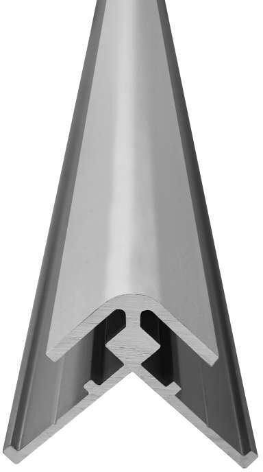 Profilé liaison angle Vipanel 90° extérieur argent mat ROTH 1420000326
