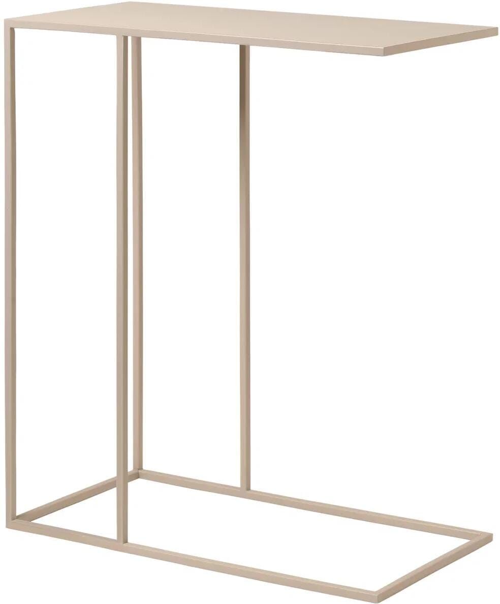Beistelltisch BLOMUS "Fera Nomad 50 x 58 cm", beige, B:50cm H:58cm T:25cm, Tische, Beistelltisch beige B/H/T: 50cm x 58cm x 25cm