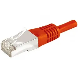 Dexlan Patchkabel Cat. 6A, F/UTP, rot, 0,15 m