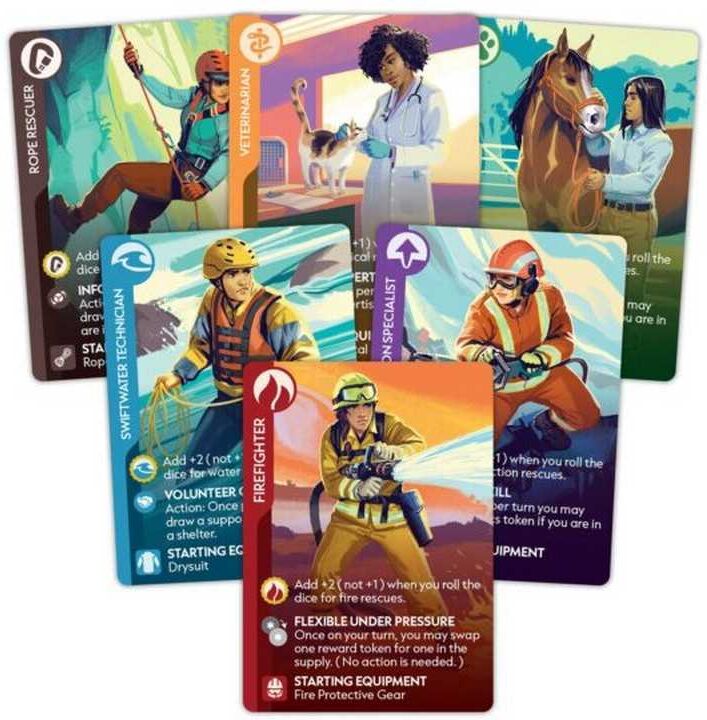 Play to Z Animal Rescue Team - Cooperative Animal-Rescue Board Game for Families and Groups