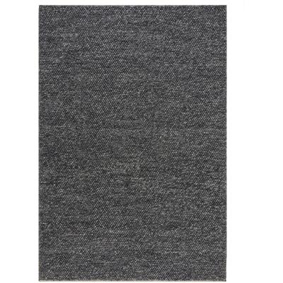 Teppich FLAIR RUGS "Minerals", grau (dunkelgrau), B:160cm H:10mm L:230cm, Kunstfaser, Wolle, Teppiche, Teppich, Teppich aus Wollmischung, geknüpftes Design, meliert