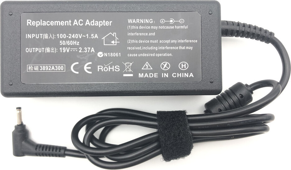 T-ProTek 45W EU-stekkeradapter netvoeding en oplader voor Samsung Chromebook 500C21