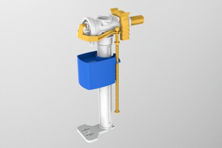Pagette Toto robinet de remplissage robinet à flotteur universel 794070500 pour réservoir, universel, 3/8"