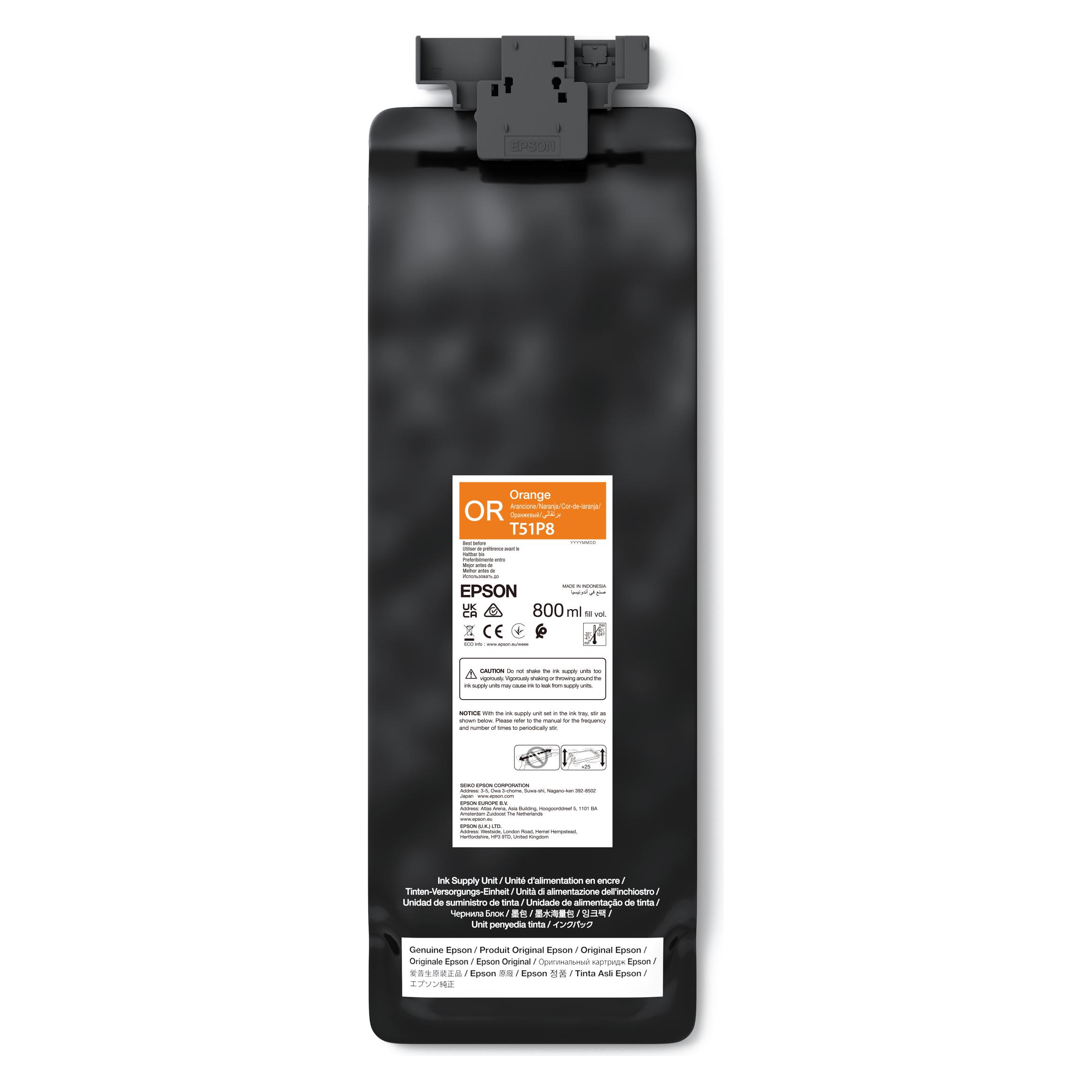 Epson UltraChrome GS3 T51P800 Orange 800ml (C13T51P800)
