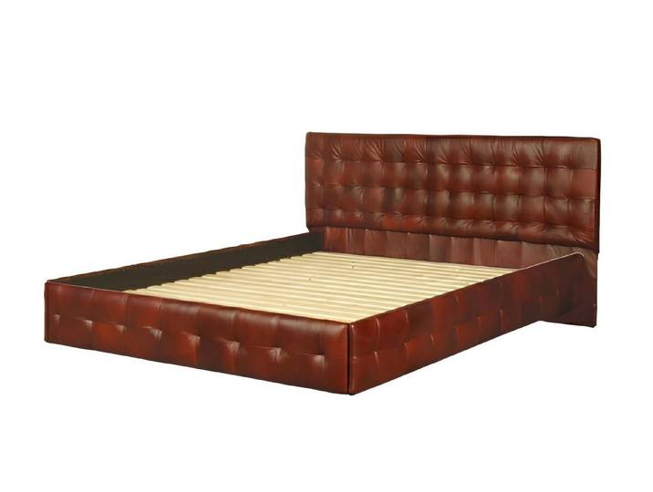 JVmoebel, Wasserbett Chesterfield Lederbett mit Wasserbett-Technologie und Druckentlastung, (Wasserbett Bett Betten - Elizabeth Simple), Made in Europa